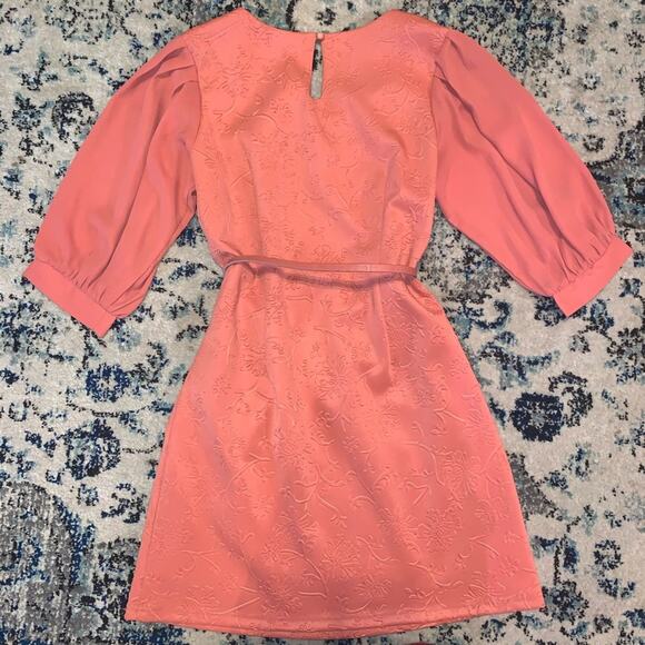 Altar’d State Embossed Detail Dress Womens Medium Retro Cottage Core Minimalist - Picture 4 of 7